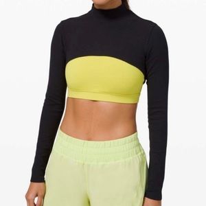 LA super cropped long sleeve tee